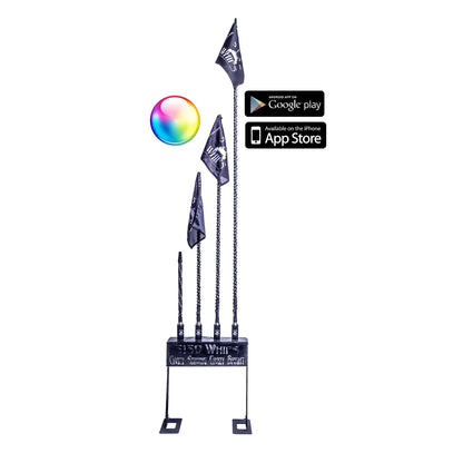 2X 187 LED WHIPS (1 PAIR)
